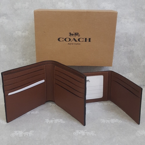 COACH COMPACT ID WALLET F24649 - Picture 3 of 5